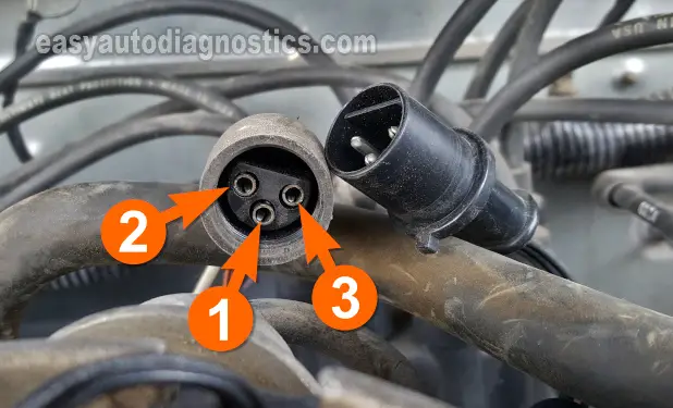 Making Sure The Pickup Coil Has Power. How To Test The Distributor Pickup Coil (1990, 1991 5.2L V8 Dodge Dakota)