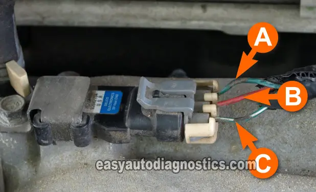 Checking The MAP Sensor's Ground Circuit. How To Test The Isuzu 3.2L Manifold Absolute Pressure (MAP) Sensor