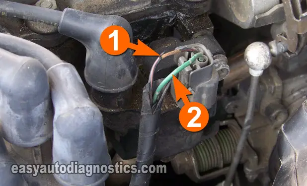 Ignition Coil Circuit Descriptions. Power Transistor Test And Ignition Coil Test 2.4L Nissan Altima (1993-1997)