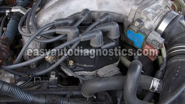 How to change a distributor on a 2000 nissan xterra #1