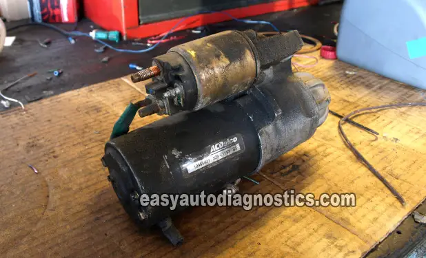 Benchtesting The Starter Motor. How To Test A Does Not Crank Condition -Case Study (GM 3.8L)