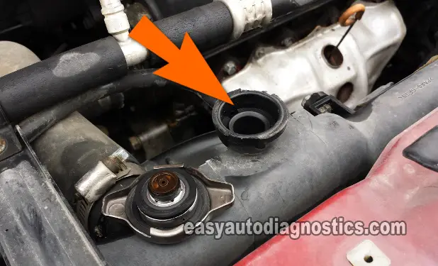 Coolant Shooting Out From Open Radiator. How To Test A Blown Head Gasket (1997, 1998, 1999, 2000, 2001 2.0L Honda CR-V)