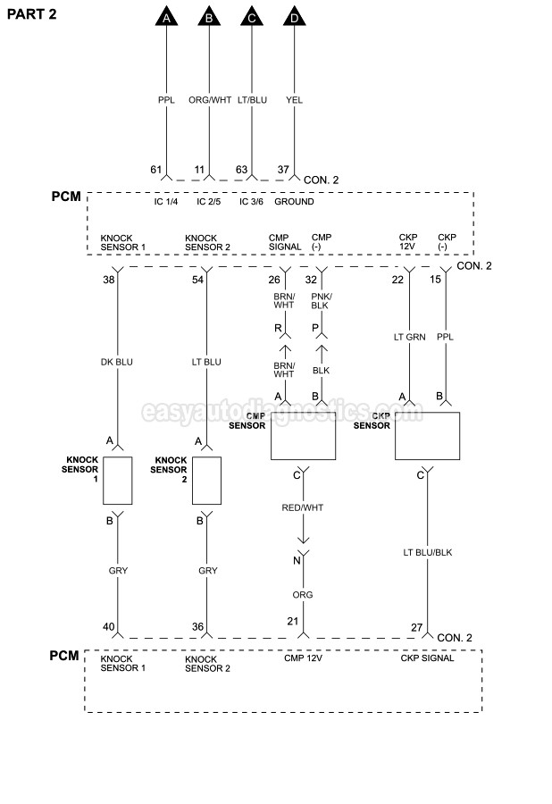 Part 2 -Ignition System Wiring Diagram (2004-2005 3.5L Malibu)