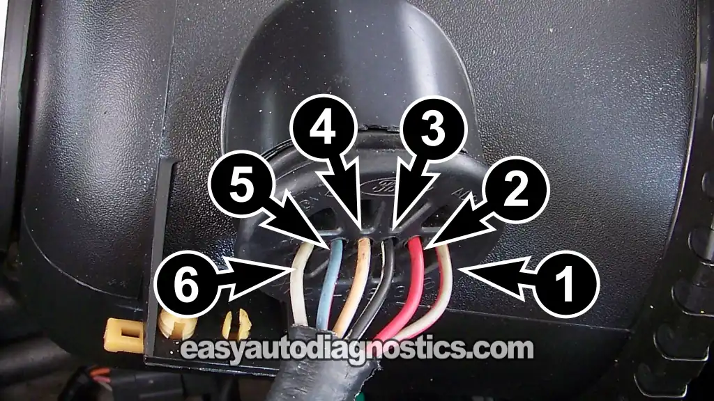 Circuit Descriptions Of The Ford MAF Sensor's Connector. How To Test The MAF Sensor (1998, 1999, 2000, 2001, 2002, 2003 2.0L Ford Escort ZX2)