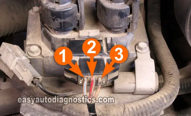 Part 5 -How to Test the Ignition Module and Crank Sensor ... for a 1998 mitsubishi eclipse wiring diagram 