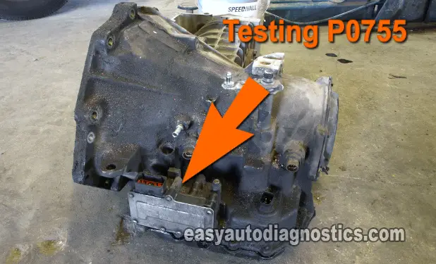 Part 1 How To Test Diagnostic Trouble Code P0755 2 4 Shift Solenoid Malfunction