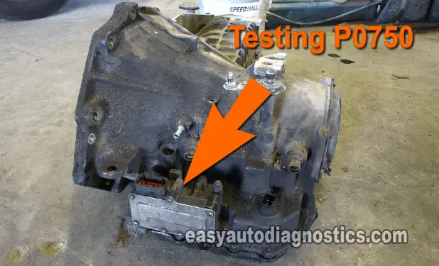 Testing Diagnostic Trouble Code P0750 (Low Reverse Shift Solenoid Malfunction)