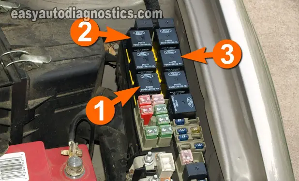 Part 2 -How to Test the Cooling Fan Motors (Ford Escape ... fuse box diagram for 2006 mercury mariner 