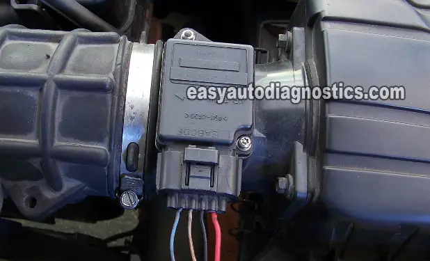 part 1 how to test the ford mass air flow maf sensor ford mass air flow maf sensor