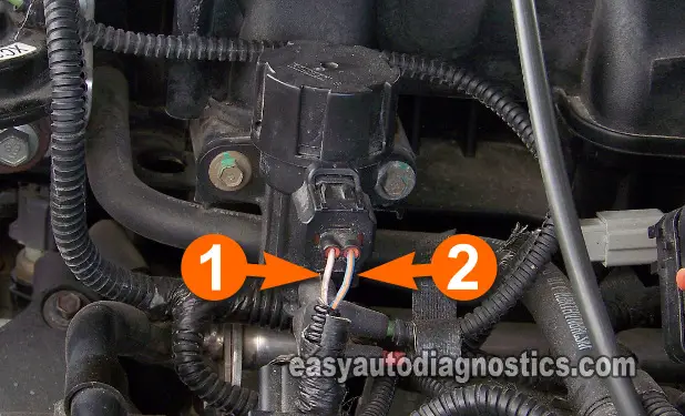 Part 2 -How to Test the Ford EGR Valve EGR Vacuum Solenoid ... 99 jeep wrangler heater wiring diagram 