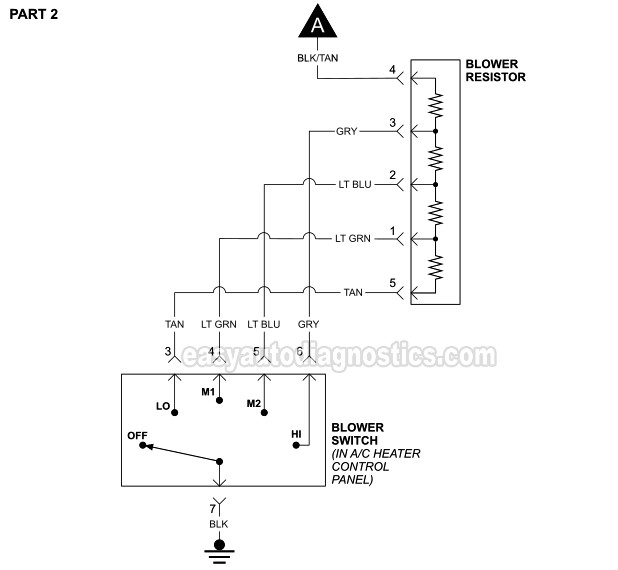 2003 Dodge Dakota Blower Motor Wiring Diagram - Wiring Diagram