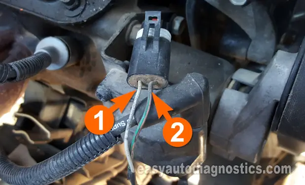Testing The Ignition Coil's Activation Signal. How To Test The Ignition System (1992, 1993, 1994, 1995, 1996, 1997 3.9L Dodge Dakota)