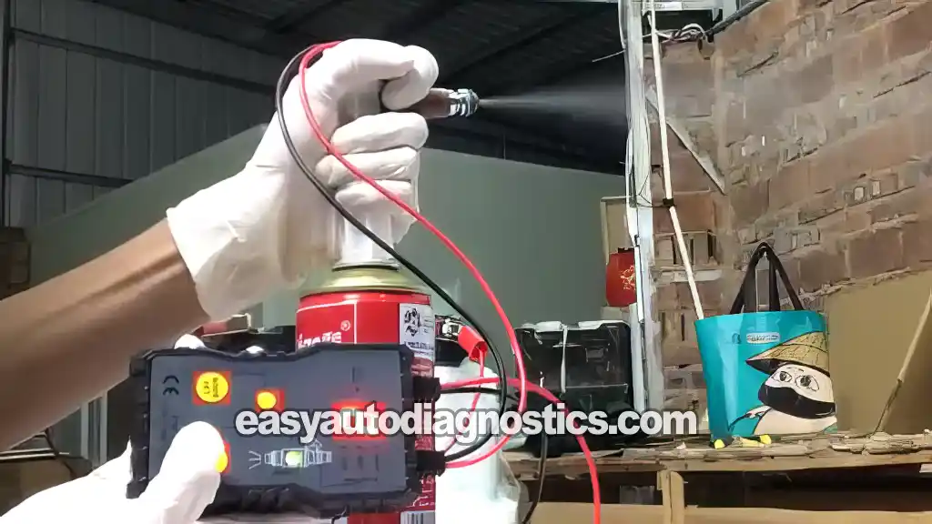 Performing A Fuel Injector Spray Pattern Test. How To Check Fuel Injector Spray (2000, 2001, 2002, 2003, 2004, 2005, 2006, 2007, 2008, 2009 4.7L Dodge Dakota And Durango) Performing A Fuel Injector Spray Pattern Test. How To Check Fuel Injector Spray (2000, 2001, 2002, 2003, 2004, 2005, 2006, 2007, 2008, 2009 4.7L Dodge Dakota And Durango)