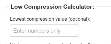 ls hp to compression calculator