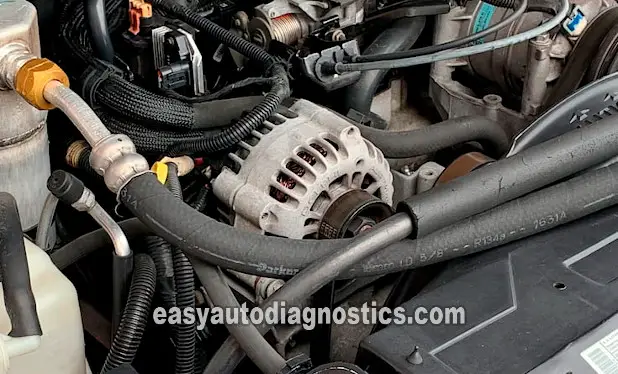 How To Test The Alternator (2001-2003 4.3L V6 Chevrolet S10 Pickup, GMC Sonoma)