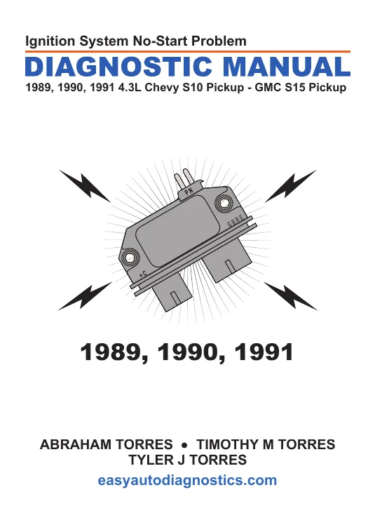 1989-1991 4.3L S10 Pickup/Sonoma Ignition System No-Start Problem Diagnostic Manual PDF