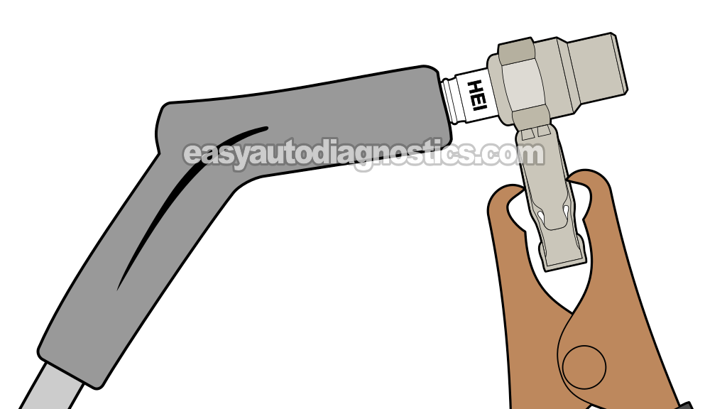 Testing For Spark At The Spark Plug Wire. How To Test The Ignition Coil Pack (2001, 2002, 2003, 2004, 2005, 2006, 2007, 2008 4.2L V6 Ford F150)