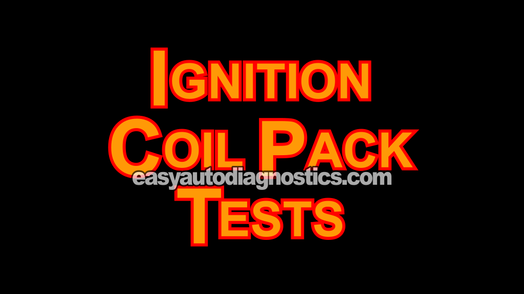 How To Test The Ignition Coil Pack (1998, 1999, 2000, 2001, 2002, 2003 2.2L Isuzu Rodeo, Amigo)