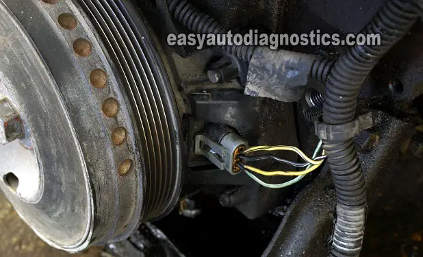 Location Of The Crankshaft Position Sensor. GM 3.8L Ignition Control Module And Crank (3X, 18X) Sensor Test