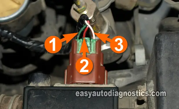 Making Sure That The MAF Sensor Is Getting Ground. Mass Air Flow (MAF) Sensor Test Nissan Sentra 1.6L (1995-1999)