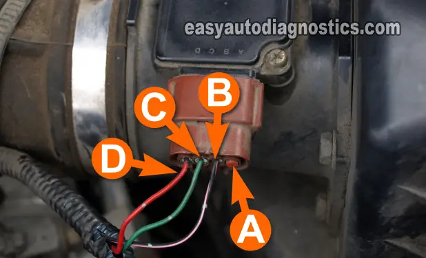 Part 1 -Mass Air Flow (MAF) Sensor Test 3.3L Frontier ... ford focus tps wiring diagram connector 