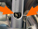 Dirty MAF Sensor Example (Fly Stuck in MAF Sensor) Dirty MAF Sensor Example (Fly Stuck in MAF Sensor)