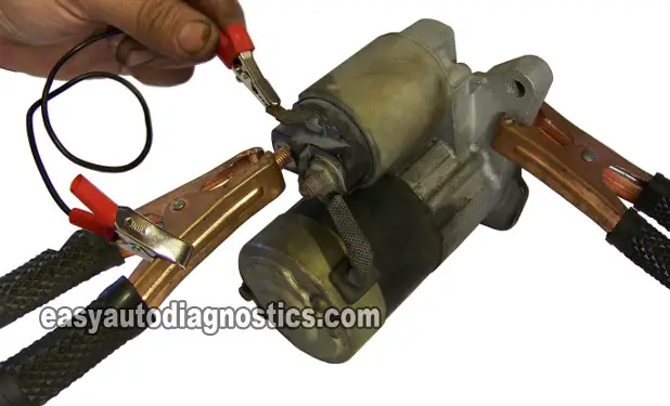 Applying 12 Volts To The S Terminal. How To Bench Test A Starter Motor (Step by Step)