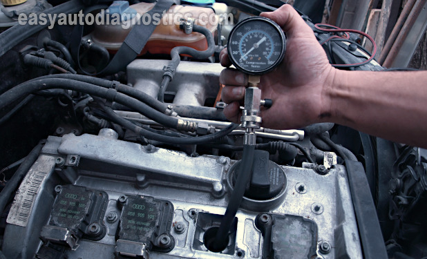 Testing The 1.8L VW Engine Compression