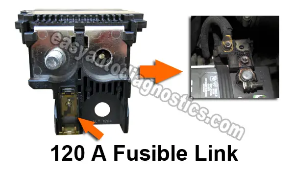 nissan altima positive battery terminal