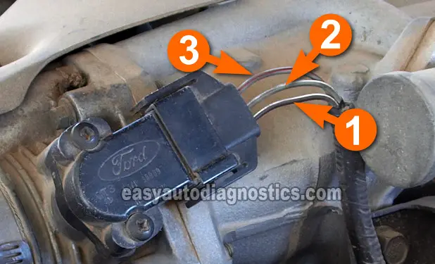 diagram pressure 4 wire sensor wiring Explorer) Part Ford TPS Test 2 (1991 How to the 4.0L  1995