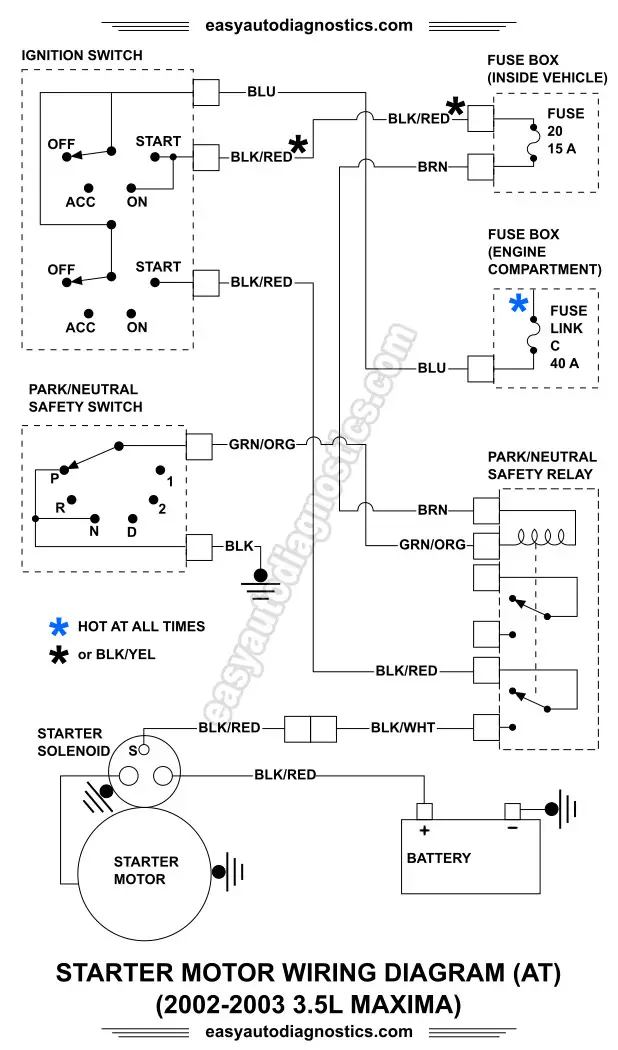 3 5 Engine Wiring Schematic For 2003 Nissan Maxima