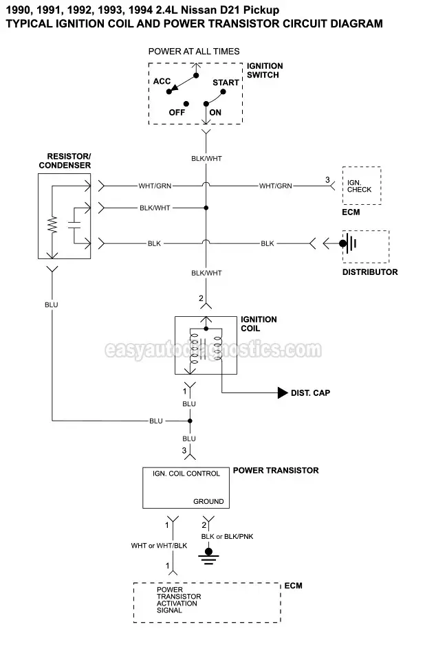 1993 Nissan D21 Wiring Diagram - Wiring Diagram Schemas