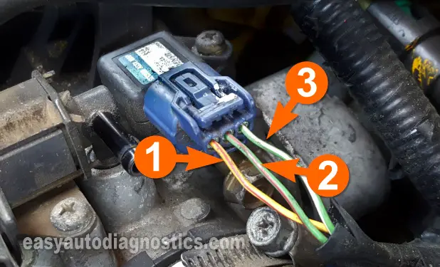 Testing The MAP Sensor's Voltage Signal With A Multimeter. How To Test The MAP Sensor (2002, 2003, 2004 2.4L Honda CR-V)