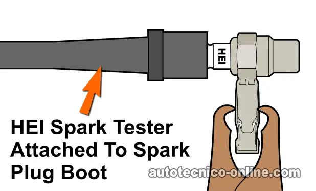 Testing For Spark At The Spark Plug Wire (1997, 1998, 1999, 2000, 2001 2.0L Honda CR-V)