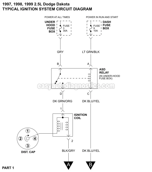 91 Dodge Dakota Coil Wiring Diagram Pictures - Wiring Diagram Sample