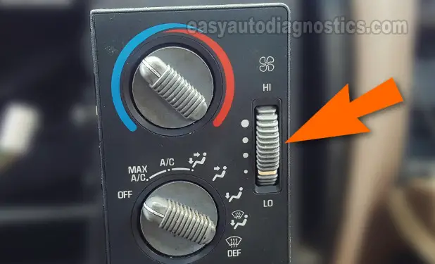 How To Test The Blower Motor Switch (1994-1997 Chevy S10 And GMC Sonoma)