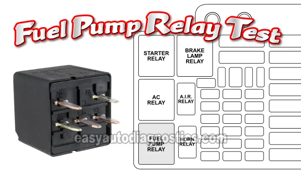 1992 chevy s10 fuel pump relay location