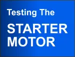 How To Test The Starter Motor (2002-2006 2.5L Nissan Sentra, Altima) How To Test The Starter Motor (2002-2006 2.5L Nissan Sentra, Altima)