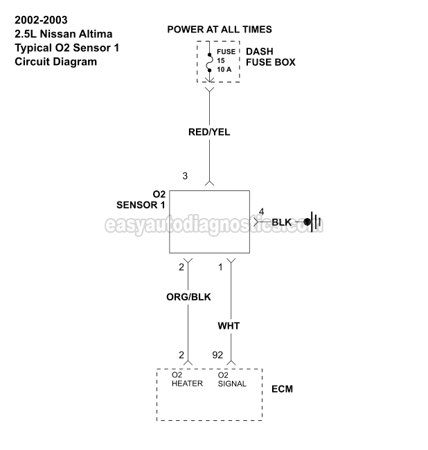 2003 Nissan Altima Wiring Diagram Images - Wiring Diagram Sample