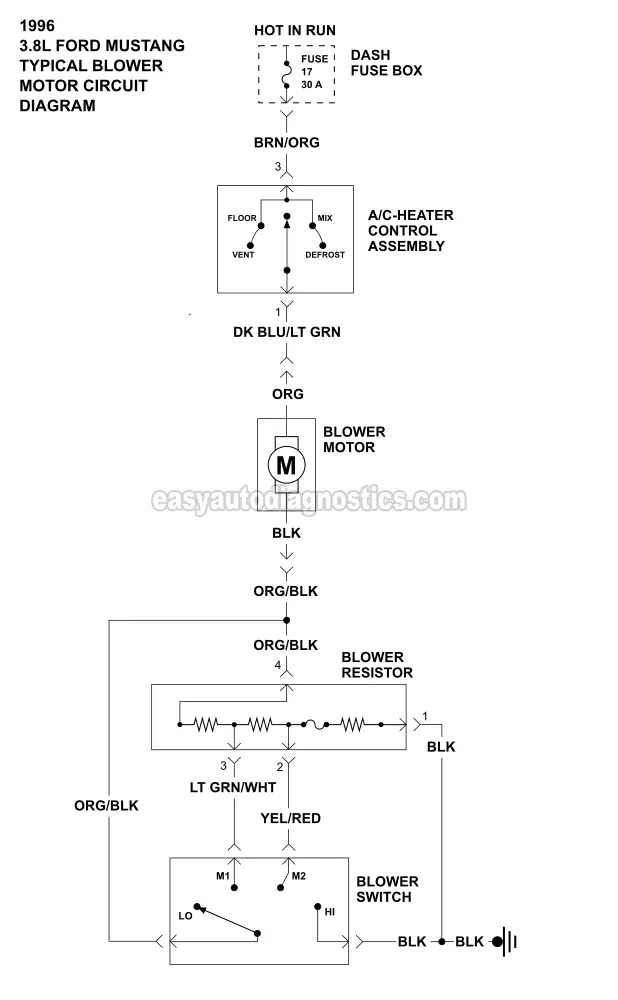 Part 1 Er Motor Wiring Diagram, 1998 Ford Mustang Wiring Diagram