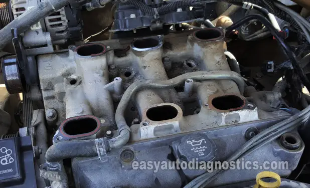 Removing The Intake Manifold Plenum To Test The Internal Resistance Of The Fuel Injectors Of The 1995, 1996, 1997, 1998, 1999 3.1L Chevrolet Lumina And Monte Carlo.