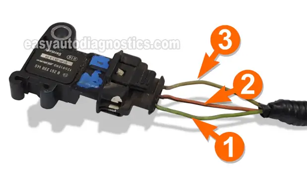 Verifying MAP Sensor Has 5 Volts And Ground. How To Test The MAP Sensor (2007, 2008, 2009, 2010 2.2L Chevrolet Cobalt And 2007, 2008, 2009 2.2L Pontiac G5)